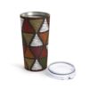 insulated tumbler 20oz multicolor tribal pattern mug inque style custom apparel 298