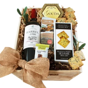 Cabernet and Chocolate Treats Gift Box